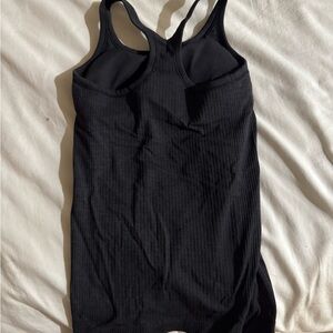 lululemon athletica Black Ribbed Camisole